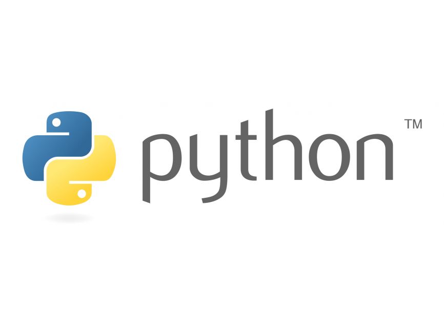 The logo of the Python programming language